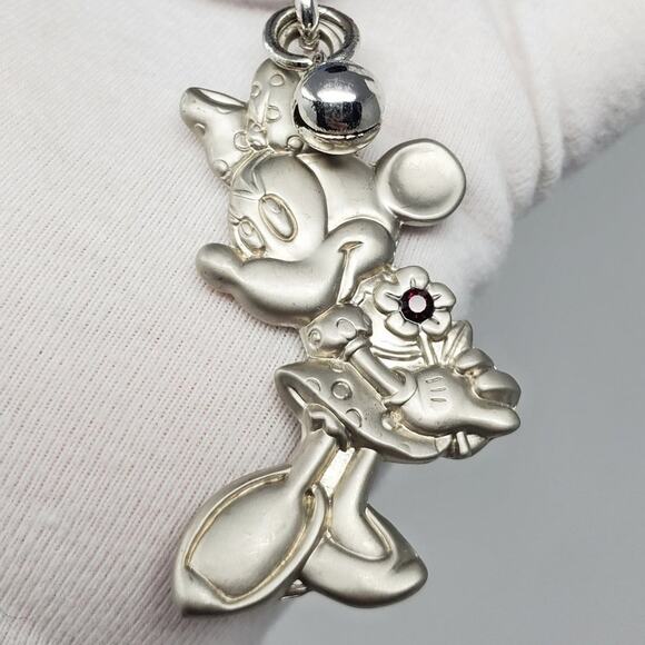 Disney Parks Minnie Mouse January Birthstone Keychain - Picture 1 of 7